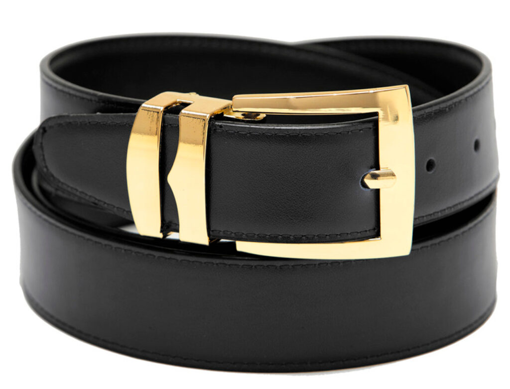Gold-Tone Buckle BLACK