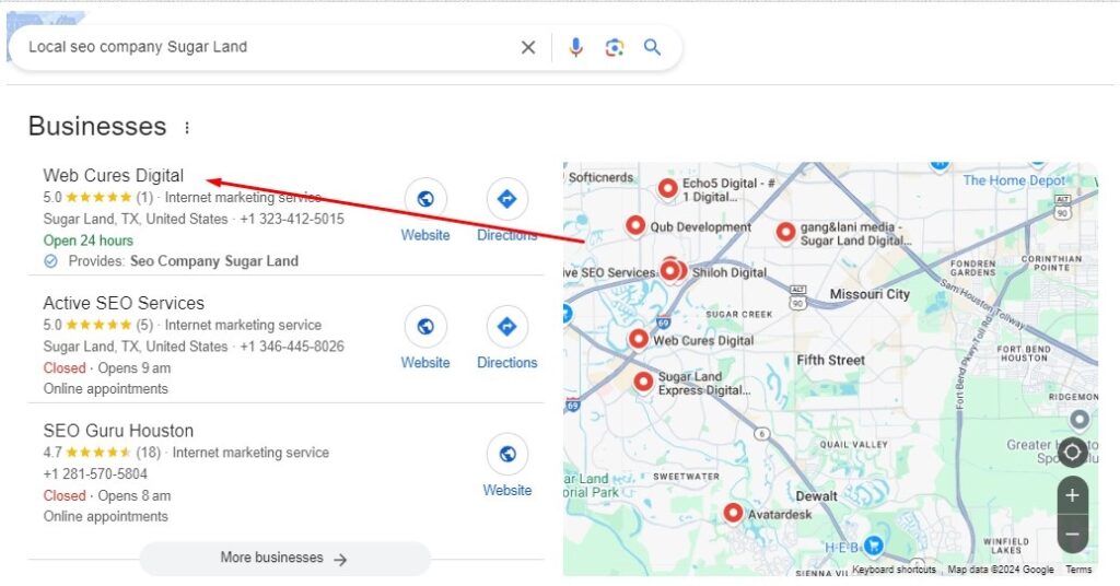 Local SEO Company Sugar Land